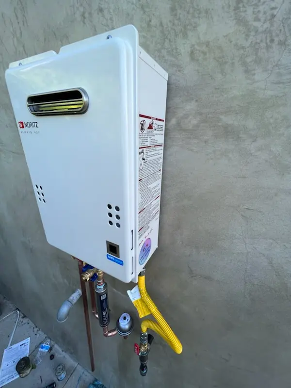 Tankless water heater installation for Dysart Cactus homes
